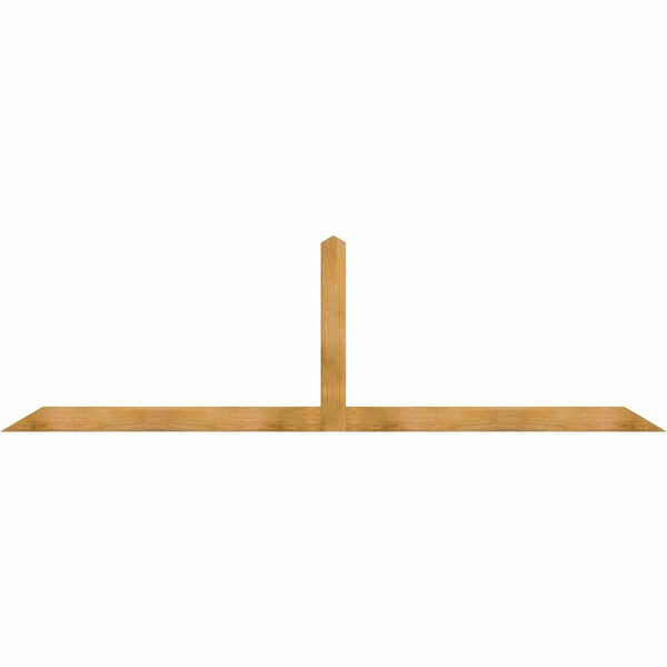 Ekena Millwork Portland Timber Gable Bracket, Western Red Cedar, 108"W x 31 1/2"H x 2"D x 4"F, 7/12 Pitch GBW108X31X0204POR00RWR - main